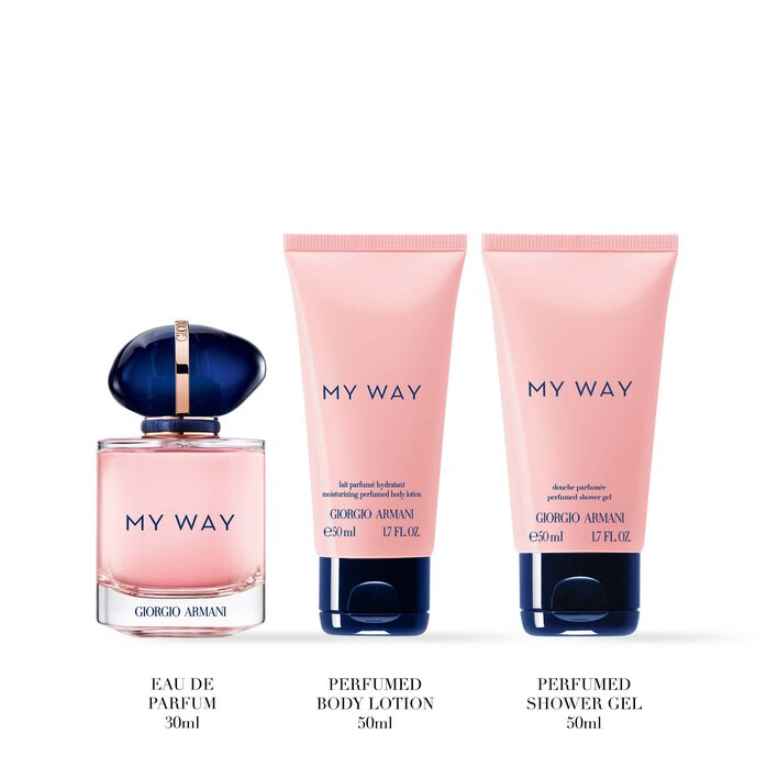 Armani My Way – Coffret jasmin et fleur d’oranger lumineux, disponible chez Parfumerie Passion au meilleur prix | Livraison rapide partout au Maroc