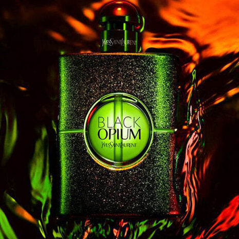Flacon Black Opium Illicit Green – Parfum féminin original et vibrant, disponible chez Parfumerie Passion au meilleur prix | Livraison rapide partout au Maroc