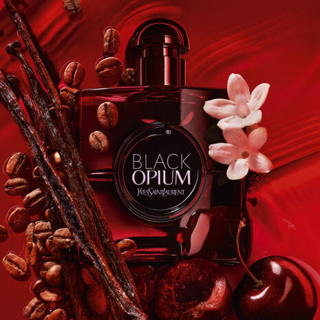 Flacon Black Opium Over Red – Édition fruitée & intense, disponible chez Parfumerie Passion au meilleur prix | Livraison rapide partout au Maroc