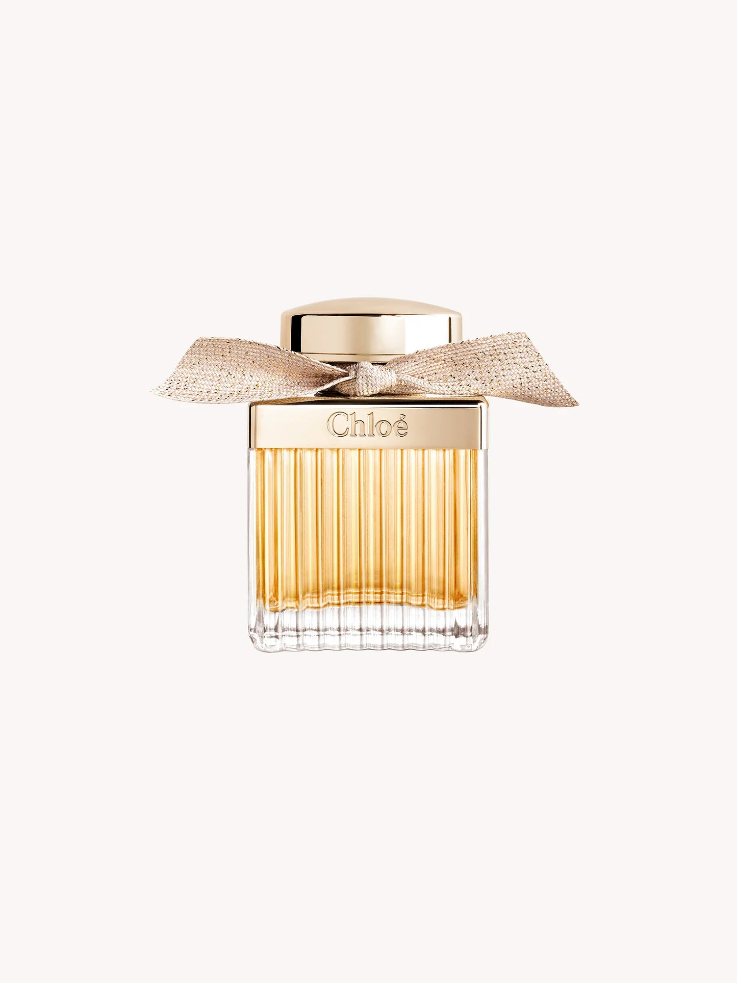Flacon Chloé Absolu de Parfum – verre plissé et ruban doré luxueux | Parfumerie Maroc | Meilleur Prix | Livraison Rapide | Produit Authentique | Parfum Femme