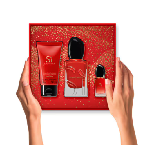 Coffret cadeau femme – Sì Passione intense et lumineux, disponible chez Parfumerie Passion au meilleur prix | Livraison rapide partout au Maroc