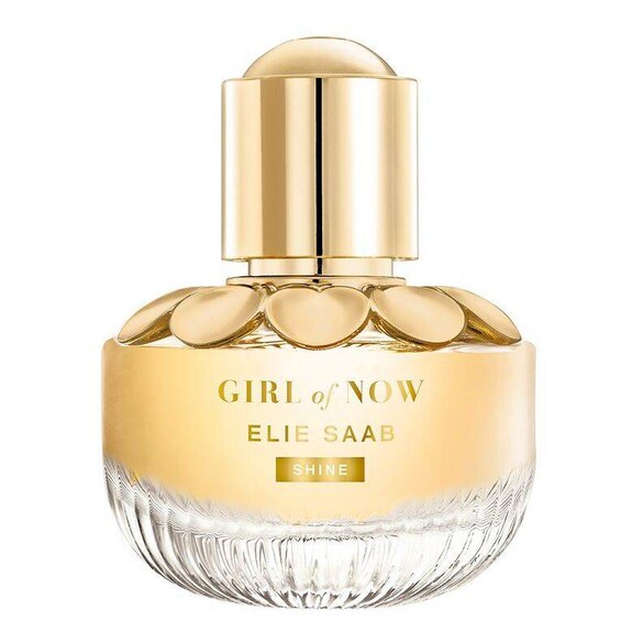Parfum Girl of Now Shine avec détails dorés et design floral raffiné. Disponible chez Parfumerie Passion | Produit Authentique | Meilleur Prix |