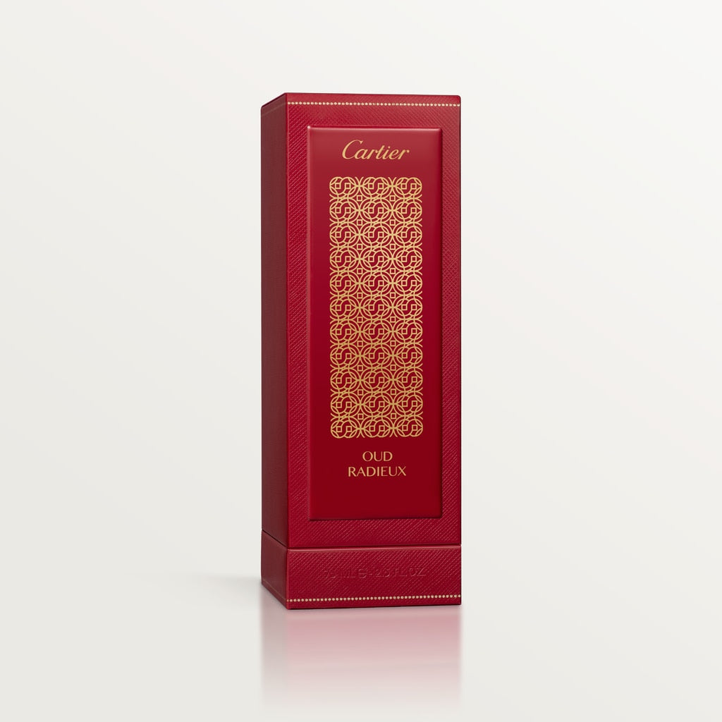Boîte Oud Radieux Parfum – écrin sophistiqué, signé Maison Cartier