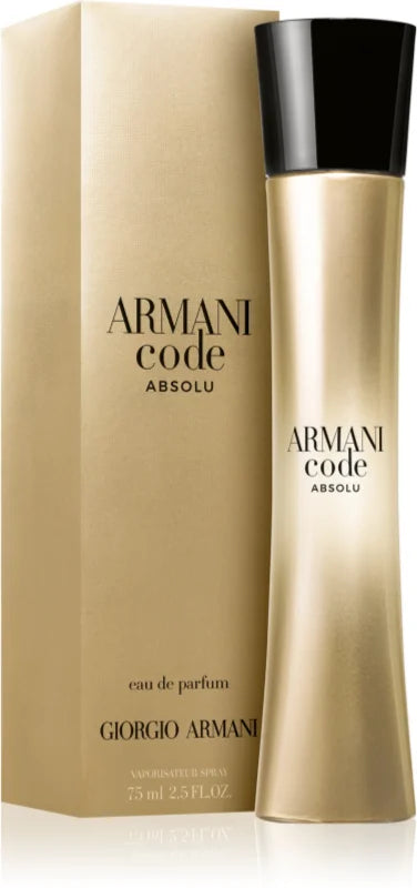 Flacon Armani Code Absolu – Parfum gourmand et intense, disponible chez Parfumerie Passion au meilleur prix | Livraison rapide partout au Maroc