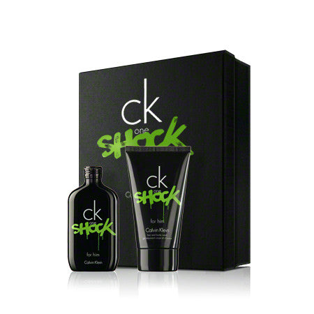 Coffret CK One Shock For Him – Parfum & gel douche homme, disponible chez Parfumerie Passion au meilleur prix | Livraison rapide partout au Maroc