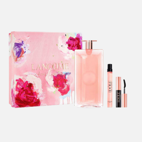 Flacon Idôle + soins – Coffret cadeau chic et féminin, disponible chez Parfumerie Passion au meilleur prix | Livraison rapide partout au Maroc