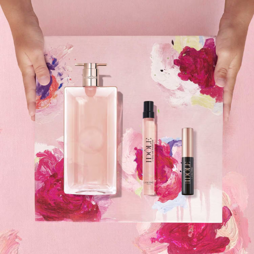 Coffret Idôle Lancôme – Parfum floral lumineux pour femme, disponible chez Parfumerie Passion au meilleur prix | Livraison rapide partout au Maroc