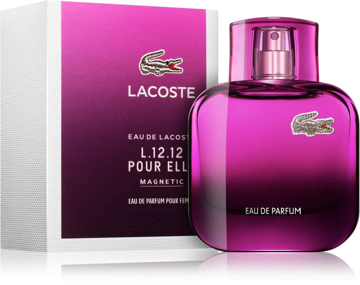 Lacoste L.12.12 Magnetic Pour Elle - Eau de Parfum - Parfums Femme - Parfumerie Maroc