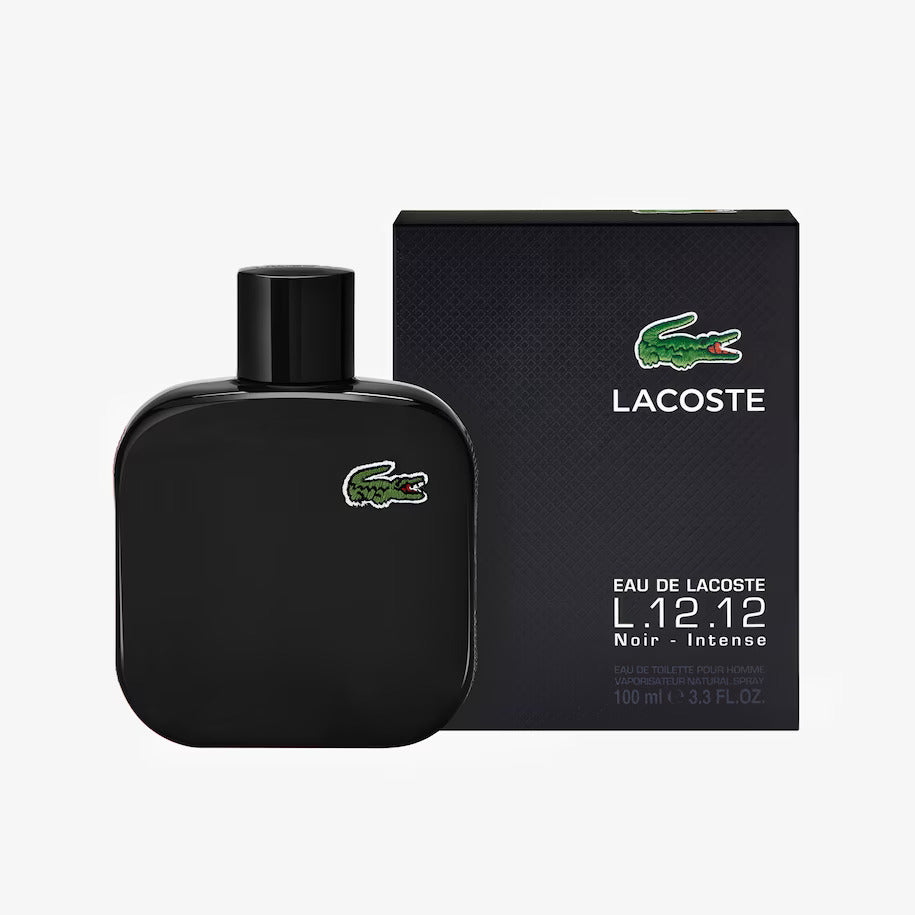 L.12.12 Noir Intense - Eau De Toilette | Lacoste | Parfum pour homme | Parfumerie Maroc | Parfumerie Tetouan | Meilleur prix | Livraison rapide | L.12.12 Noir Intense - Eau De Toilette au meilleur prix au Maroc