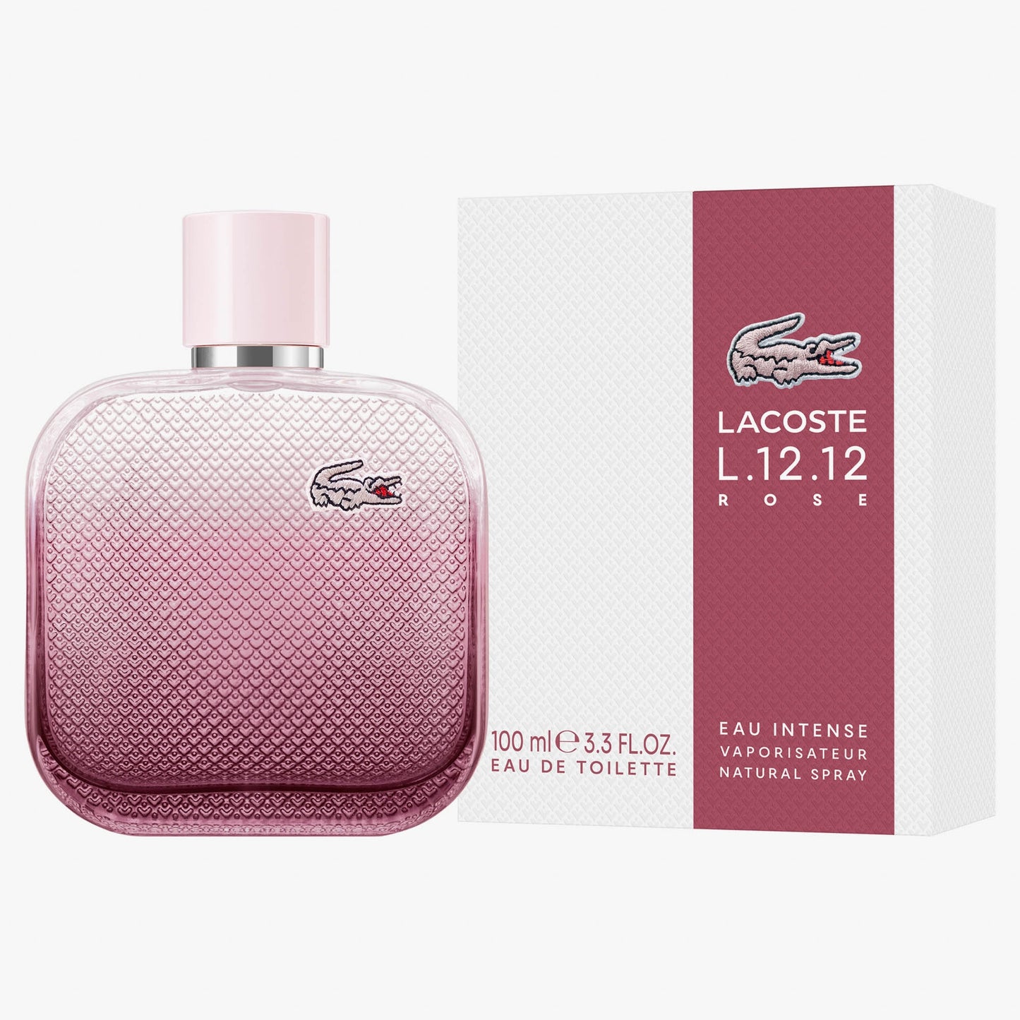 L.12.12 Rose Eau Intense - Eau De Toilette Intense | Lacoste | Parfum pour femme | Parfumerie Maroc | Parfumerie Tetouan | Meilleur prix | Livraison rapide | L.12.12 Rose Eau Intense - Eau De Toilette Intense au meilleur prix au Maroc