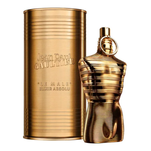 Flacon emblématique Le Male – Élixir Absolu Jean Paul Gaultier, disponible chez Parfumerie Passion au meilleur prix | Livraison rapide partout au Maroc