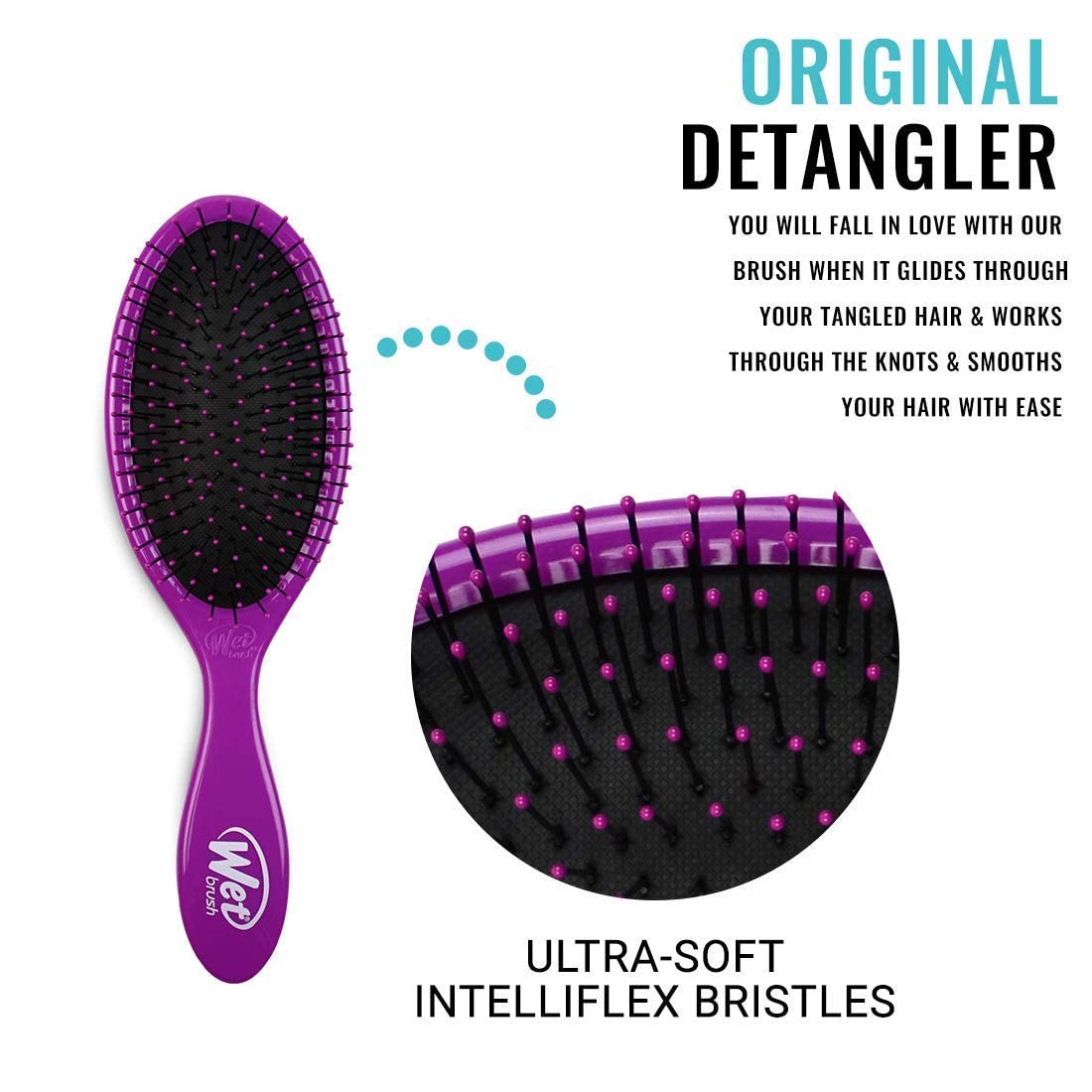 WET BRUSH PRO DETANGLE - BROSSE  À CHEVEUX DÉMÊLANTE