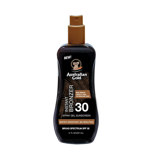 SPF 30 SPRAY GEL AVEC AGENT BRONZANT