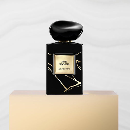 Armani Privé Noir Kogane – Parfum oud cuiré de prestige, disponible chez Parfumerie Passion au meilleur prix | Livraison rapide partout au Maroc