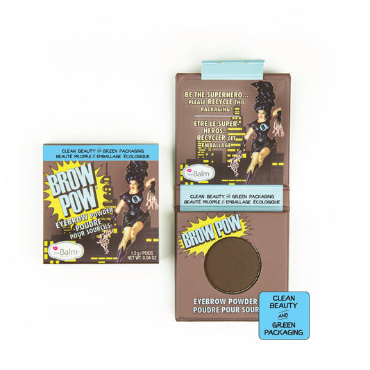 BROW POW® EYEBROW POWDER - DARK BROWN