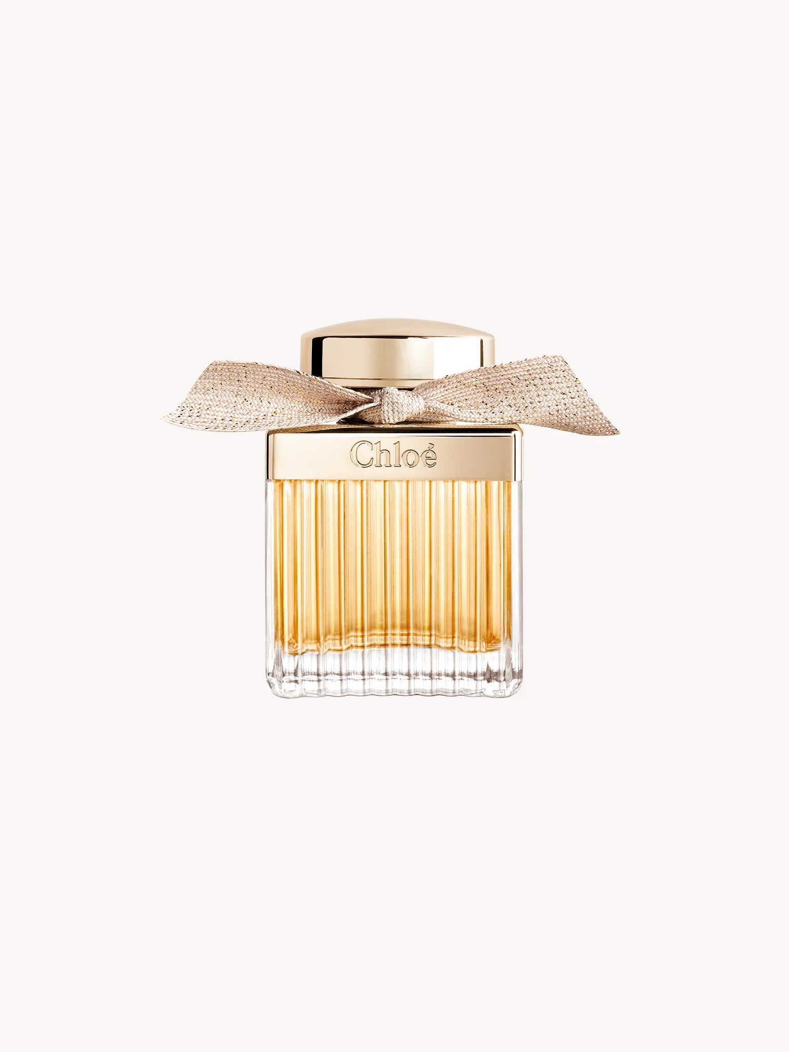 Flacon Chloé Absolu de Parfum – verre plissé et ruban doré luxueux  | Parfumerie Maroc | Meilleur Prix | Livraison Rapide | Produit Authentique | Parfum Femme

