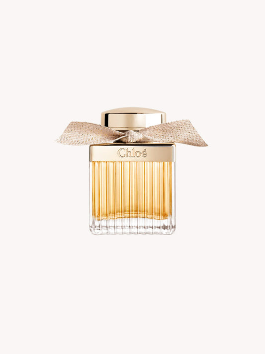 Flacon Chloé Absolu de Parfum – verre plissé et ruban doré luxueux  | Parfumerie Maroc | Meilleur Prix | Livraison Rapide | Produit Authentique | Parfum Femme

