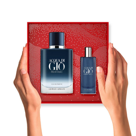 Armani Profondo – Coffret parfum homme aux notes boisées et fraîches, disponible chez Parfumerie Passion au meilleur prix | Livraison rapide partout au Maroc