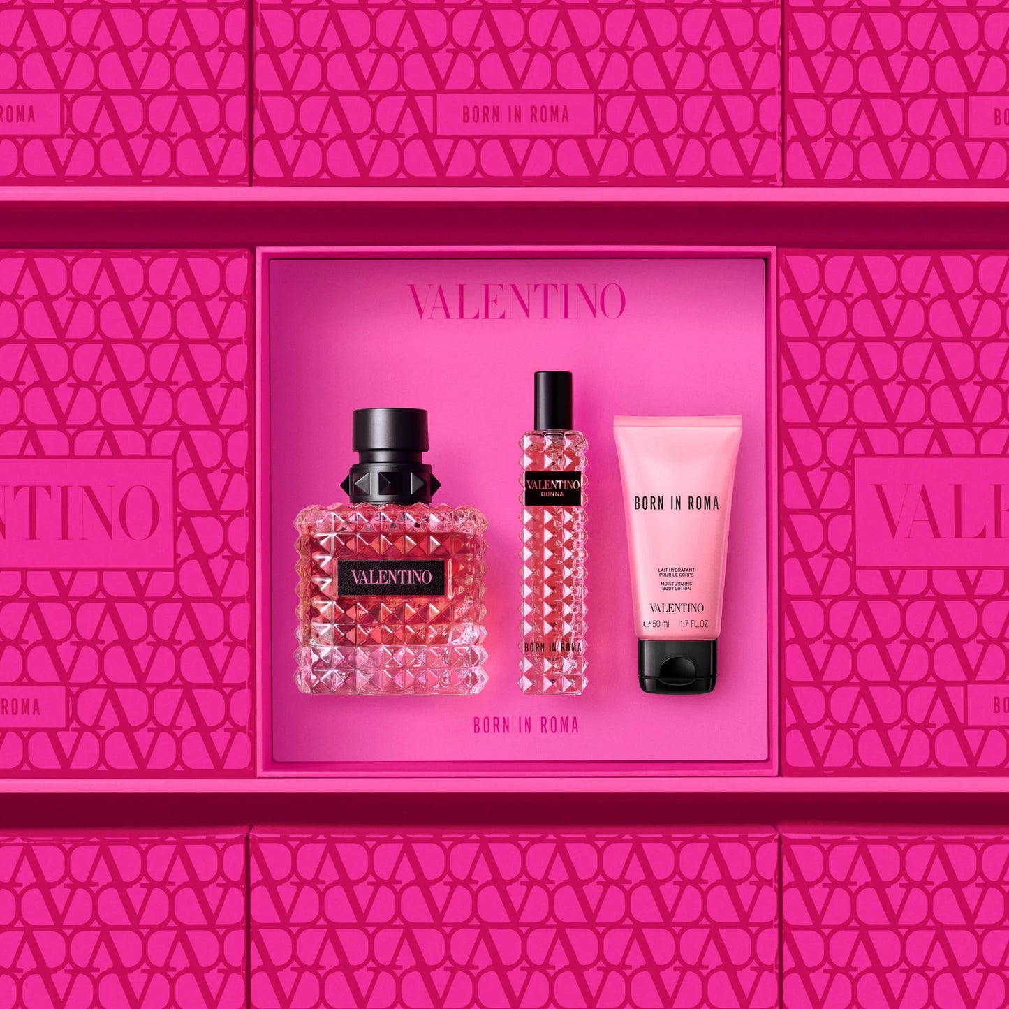 Valentino Born in Roma – Coffret élégant au jasmin et vanille, disponible chez Parfumerie Passion au meilleur prix | Livraison rapide partout au Maroc