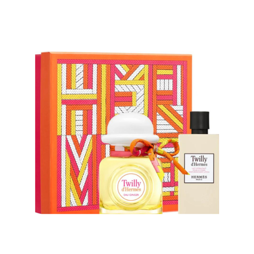Coffret Twilly Eau Ginger – Hermès, parfum floral et pétillant, disponible chez Parfumerie Passion au meilleur prix | Livraison rapide partout au Maroc