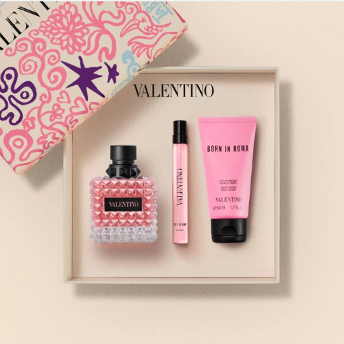 Born in Roma Donna Coffret Eau de Parfum | Valentino | Notes florales et ambrées | Parfumerie Maroc | Meilleur Prix | Livraison express au Maroc | Achat en ligne