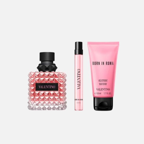 Born in Roma Donna Coffret Eau de Parfum | Valentino | Notes florales et ambrées | Parfumerie Maroc | Meilleur Prix | Livraison express au Maroc | Achat en ligne