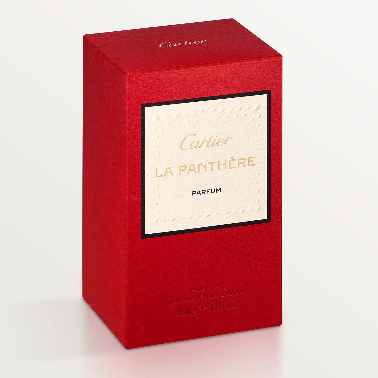 Packaging La Panthère Parfum – écrin raffiné aux codes Cartier

