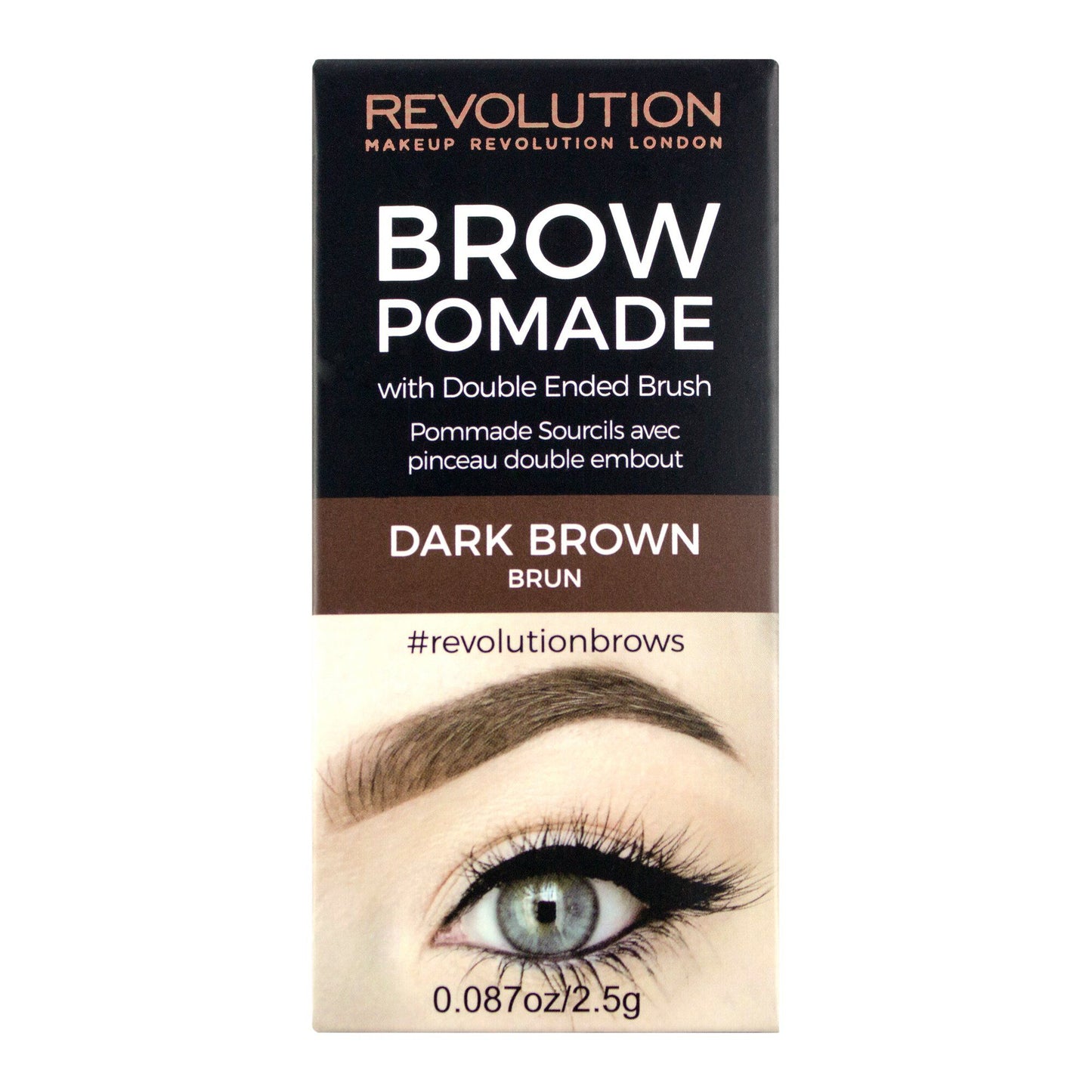 BROW POMADE DARK BROWN