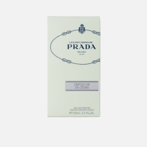 Prada Infusion de Cèdre – Parfum doux et boisé mixte, disponible chez Parfumerie Passion au meilleur prix | Livraison rapide partout au Maroc